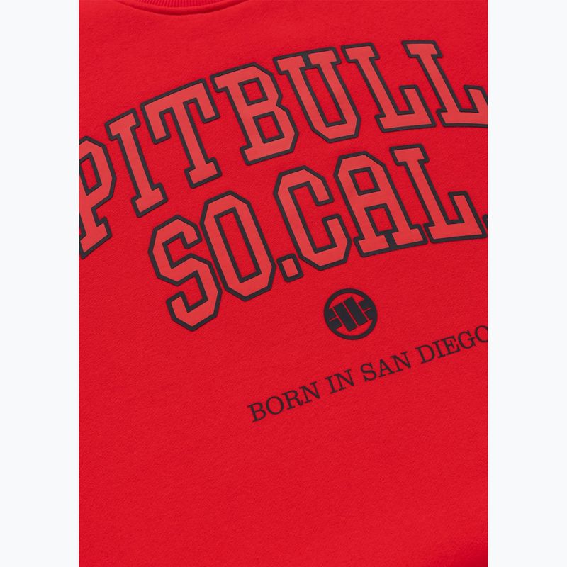 Bluza męska Pitbull So Cal Crewneck fluo/red 7