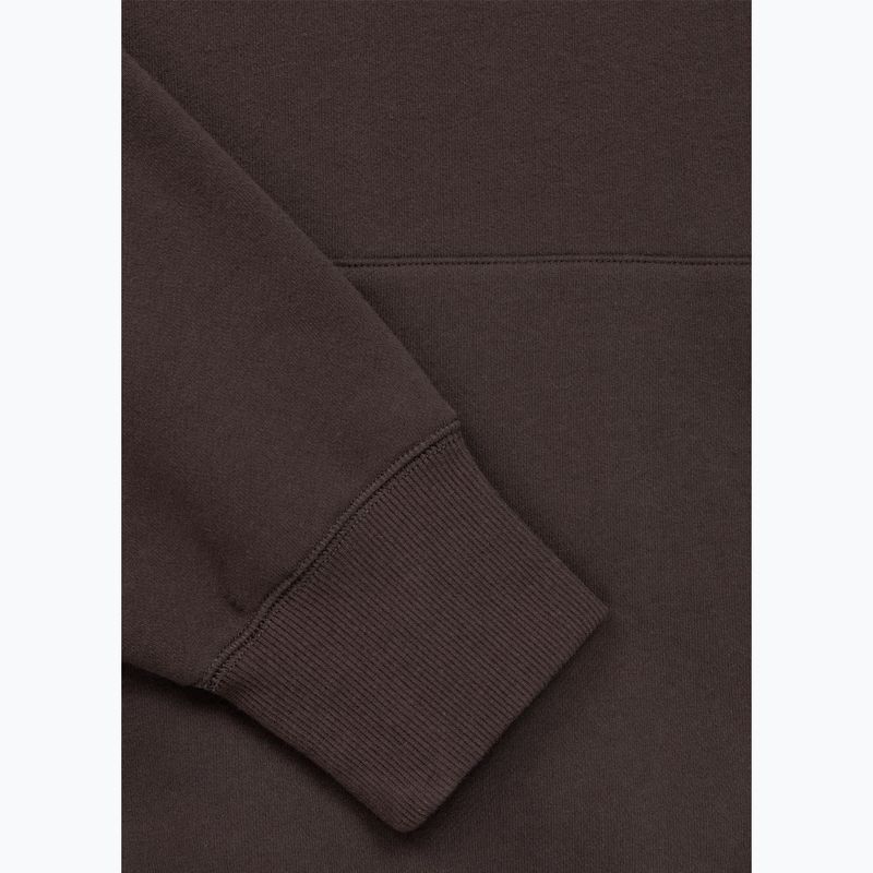 Bluza męska Pitbull Small Logo Hooded dark chocolate 5