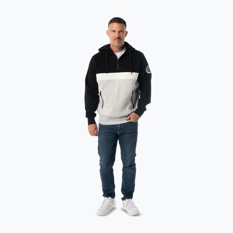Bluza męska Pitbull Gibson Hooded black/grey melange 2