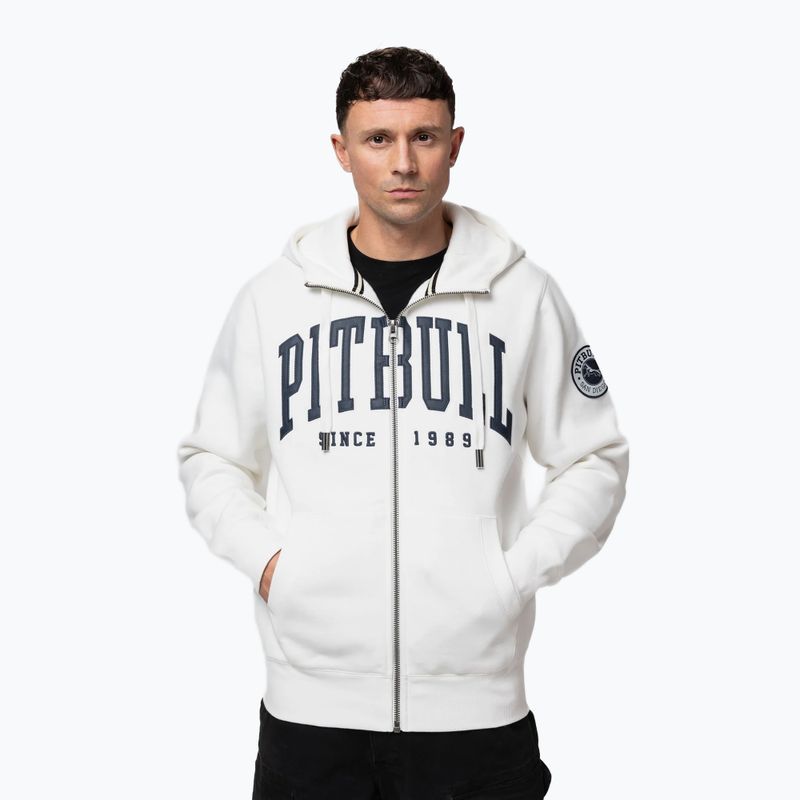 Bluza męska Pitbull Norton Hooded Zip off white 4