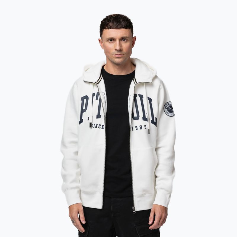 Bluza męska Pitbull Norton Hooded Zip off white 5