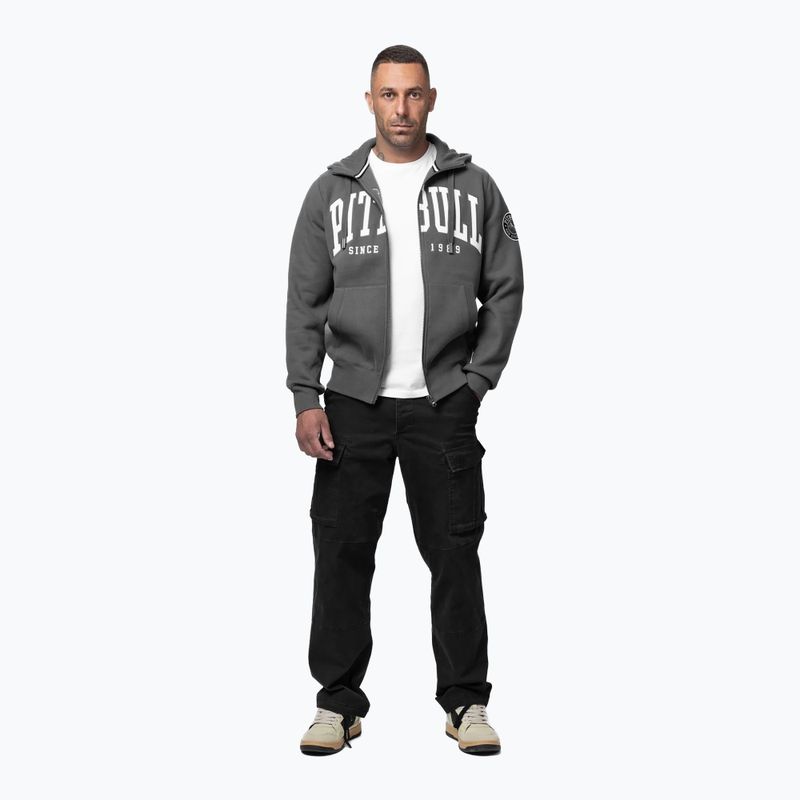 Bluza męska Pitbull Norton Hooded Zip graphite 2