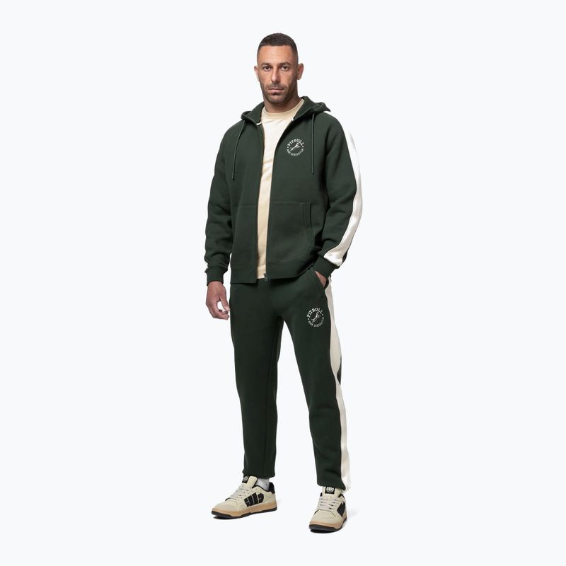 Bluza męska Pitbull San Diego Ca Hooded Zip dark green 2