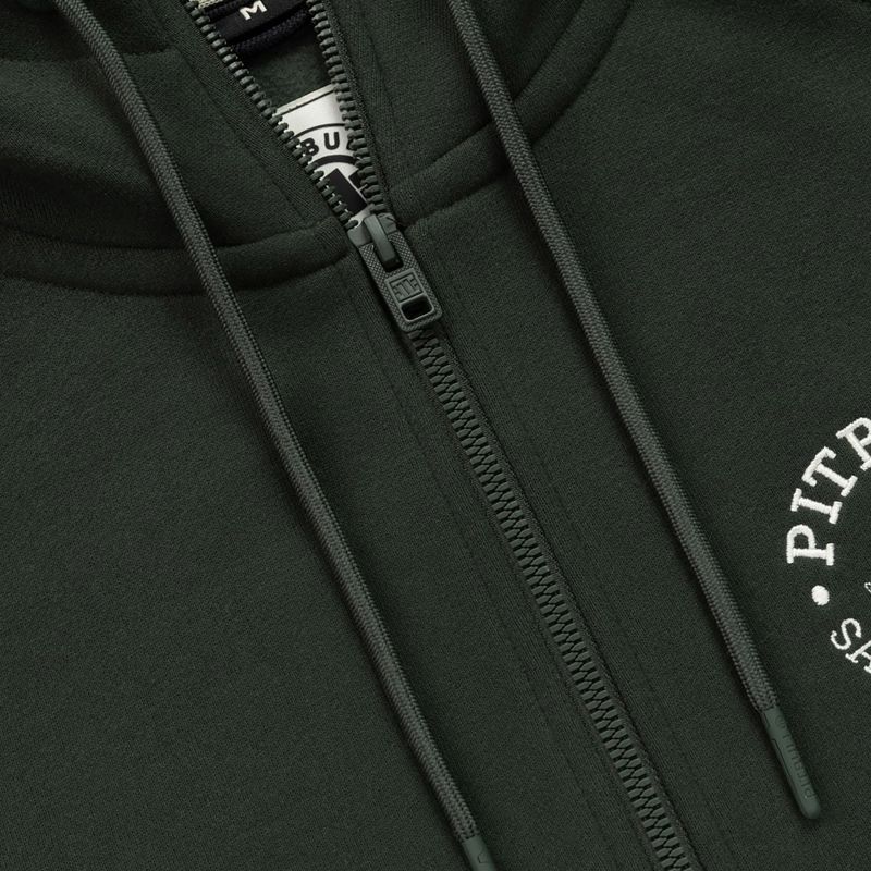 Bluza męska Pitbull San Diego Ca Hooded Zip dark green 6