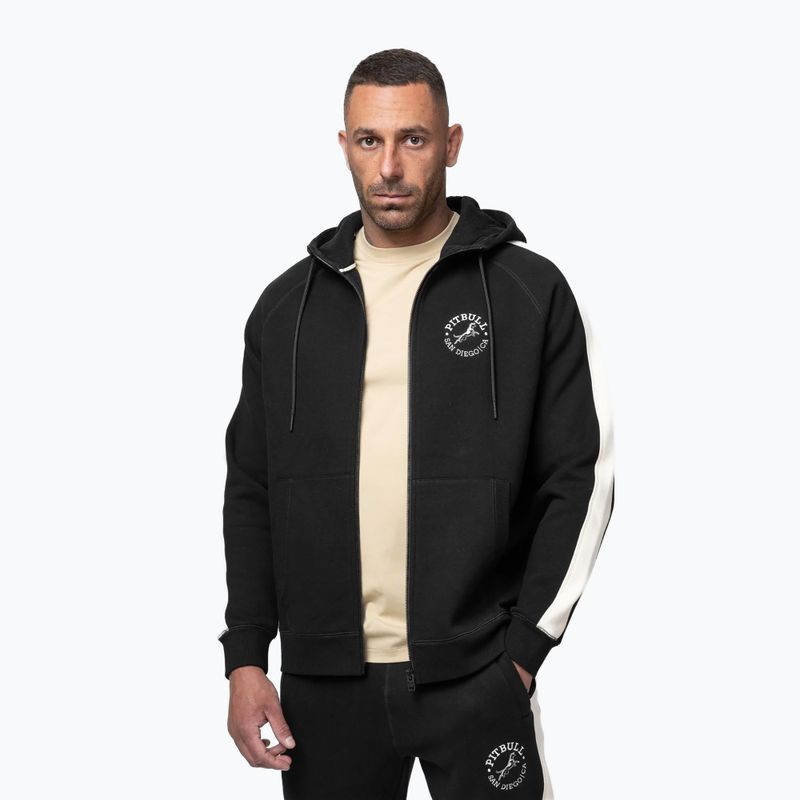 Bluza męska Pitbull San Diego Ca Hooded Zip black 4