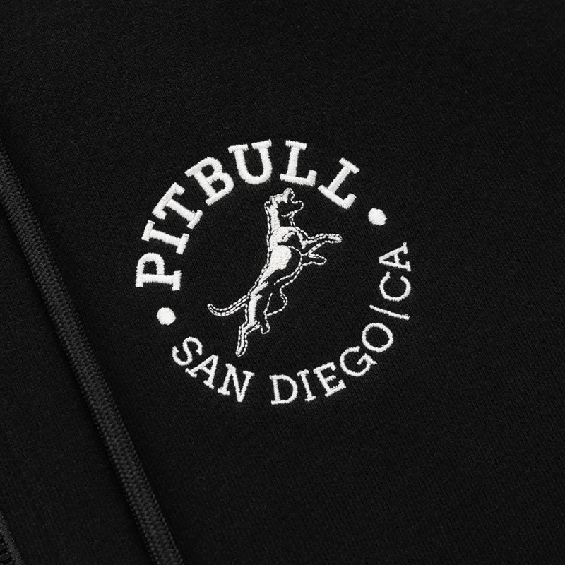 Bluza męska Pitbull San Diego Ca Hooded Zip black 9