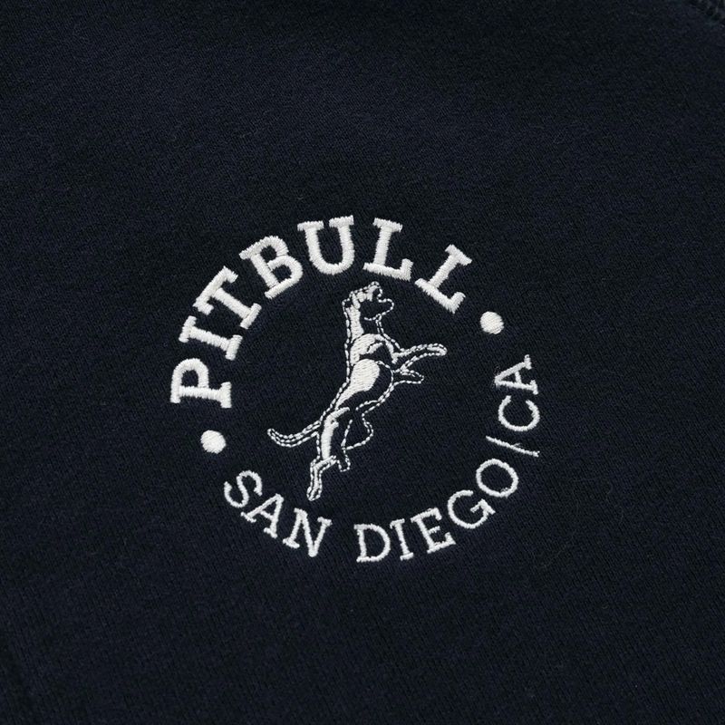 Bluza męska Pitbull San Diego Ca Hooded Zip dark navy/red 11