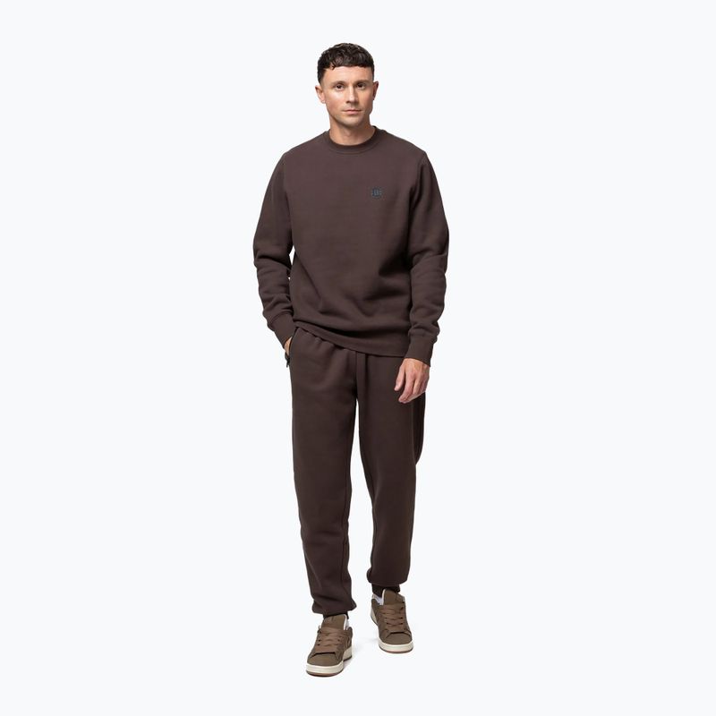 Spodnie męskie Pitbull Hilltop Track Hatton dark chocolate 2