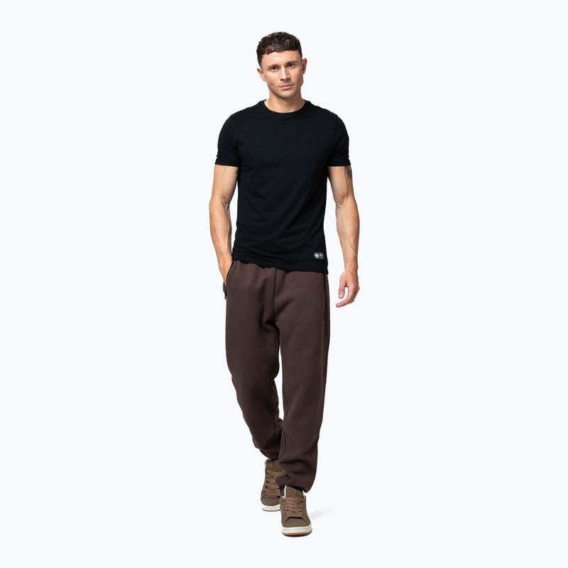 Spodnie męskie Pitbull Hilltop Track Hatton dark chocolate 4
