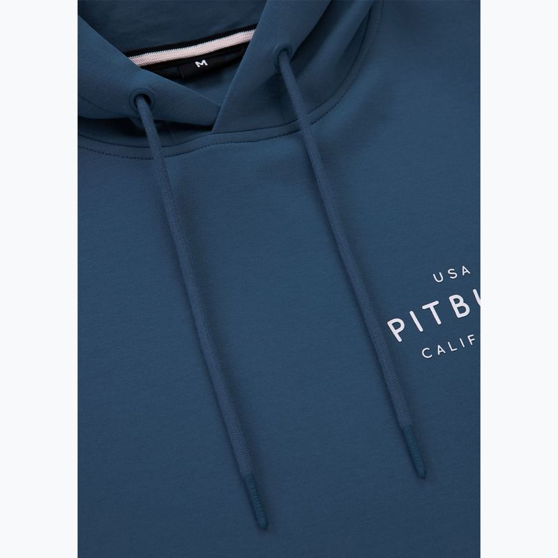 Bluza męska Pitbull Sampson Hooded Sweatshirt petrol blue 7