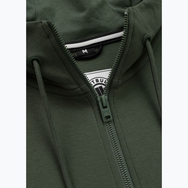Bluza męska Pitbull Sampson Hooded Zip Sweatshirt old green 8