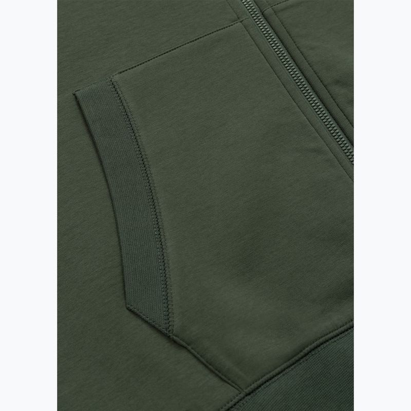 Bluza męska Pitbull Sampson Hooded Zip Sweatshirt old green 11