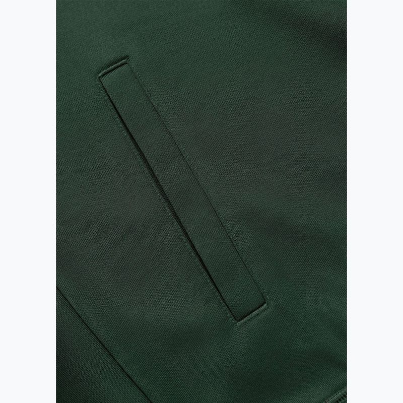 Bluza męska Pitbull Trackjacket Tape Logo Terry Group bottle green 10