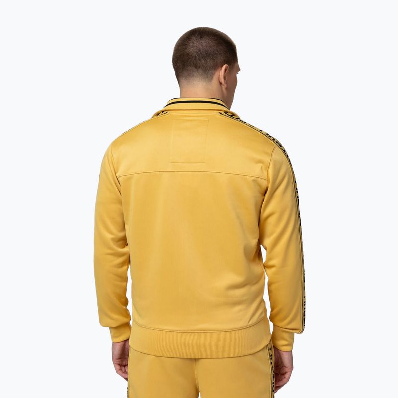 Bluza męska Pitbull Trackjacket Tape Logo Terry Group pale yellow 3