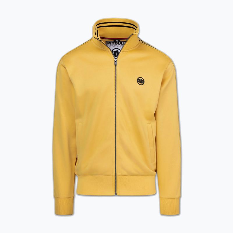 Bluza męska Pitbull Trackjacket Tape Logo Terry Group pale yellow 6
