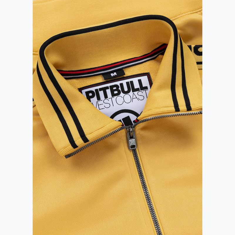 Bluza męska Pitbull Trackjacket Tape Logo Terry Group pale yellow 8
