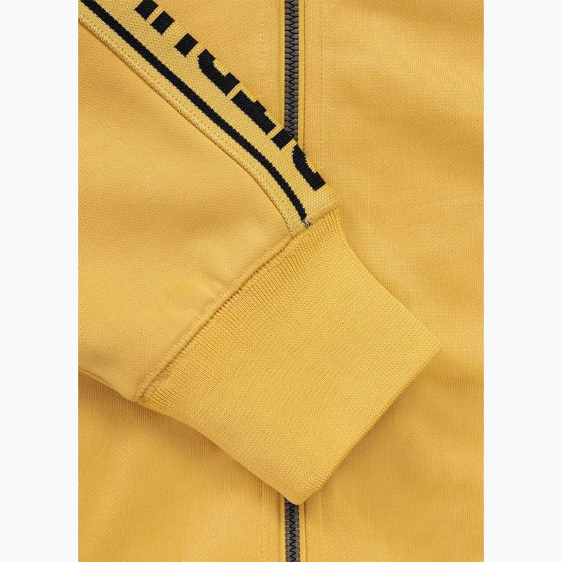 Bluza męska Pitbull Trackjacket Tape Logo Terry Group pale yellow 9