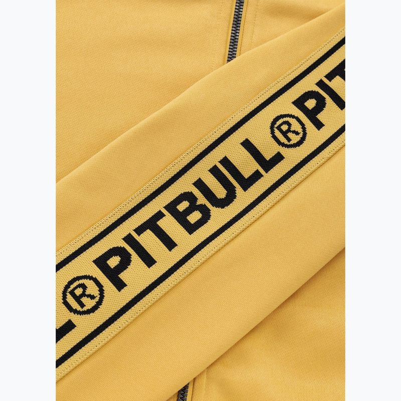 Bluza męska Pitbull Trackjacket Tape Logo Terry Group pale yellow 12
