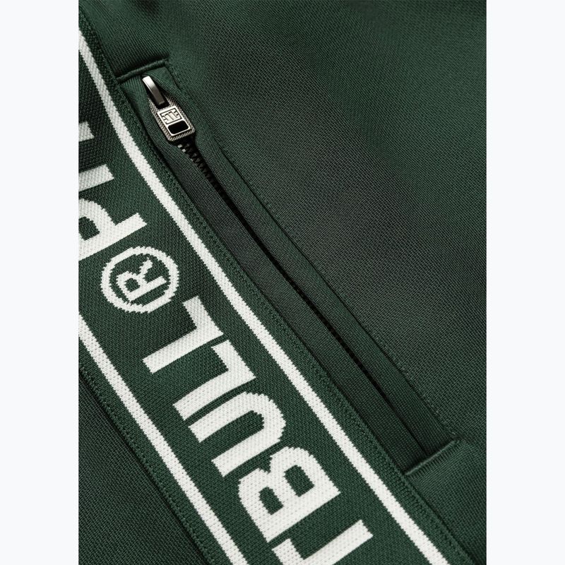 Spodnie męskie Pitbull Trackpants Tape Logo Terry Group bottle green 10