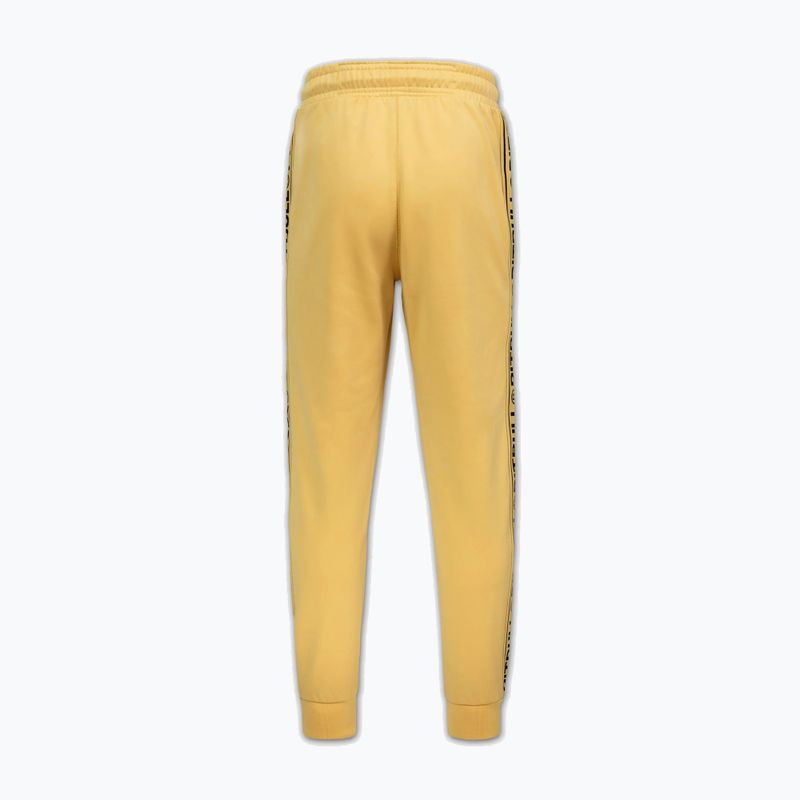 Spodnie męskie Pitbull Trackpants Tape Logo Terry Group pale yellow 6