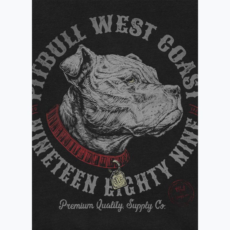Bluza męska Pitbull Strenght & Respect Crewneck washed dark graphite 8