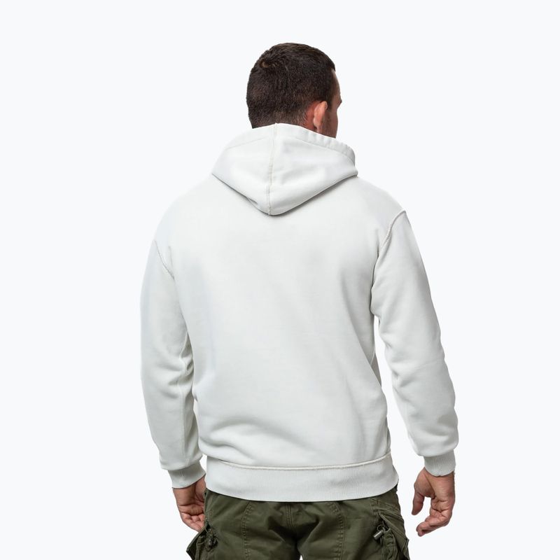 Bluza męska Pitbull Orlando Hooded white stone 3