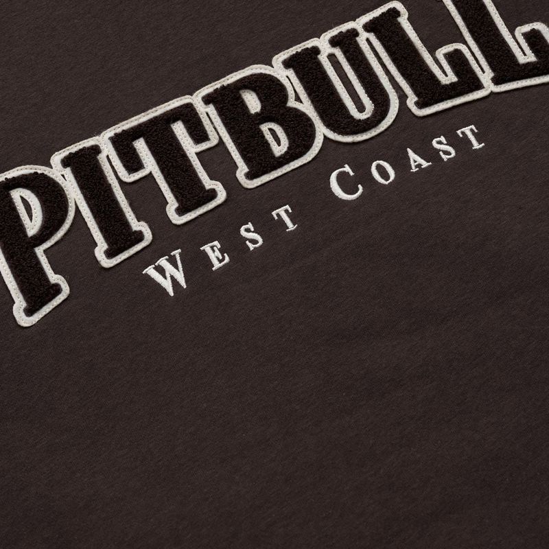 Bluza męska Pitbull Ruffin Detroit Hooded Zip dark chocolate 9