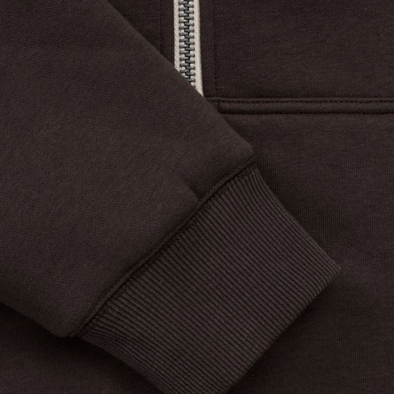 Bluza męska Pitbull Ruffin Detroit Hooded Zip dark chocolate 10