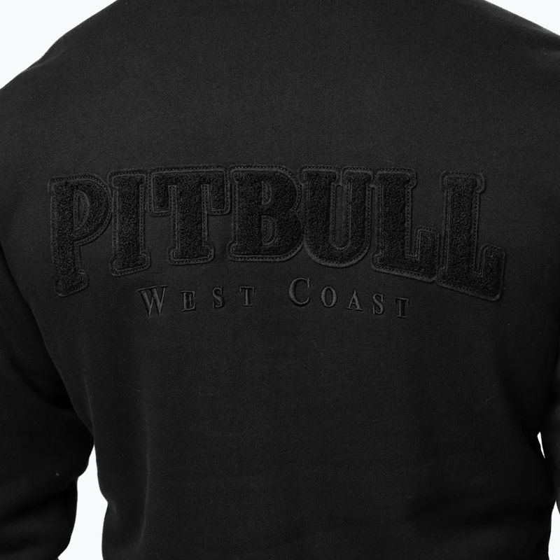 Bluza męska Pitbull Ruffin Detroit Hooded Zip black/black 5