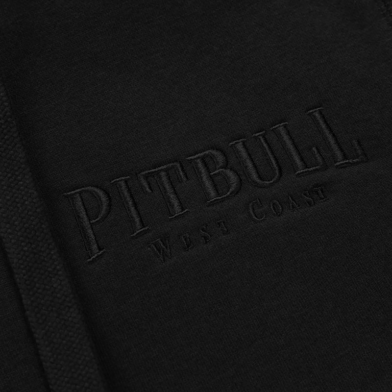 Bluza męska Pitbull Ruffin Detroit Hooded Zip black/black 10