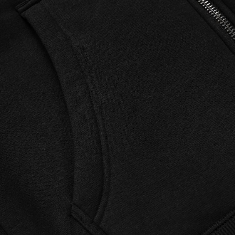 Bluza męska Pitbull Ruffin Detroit Hooded Zip black/black 12