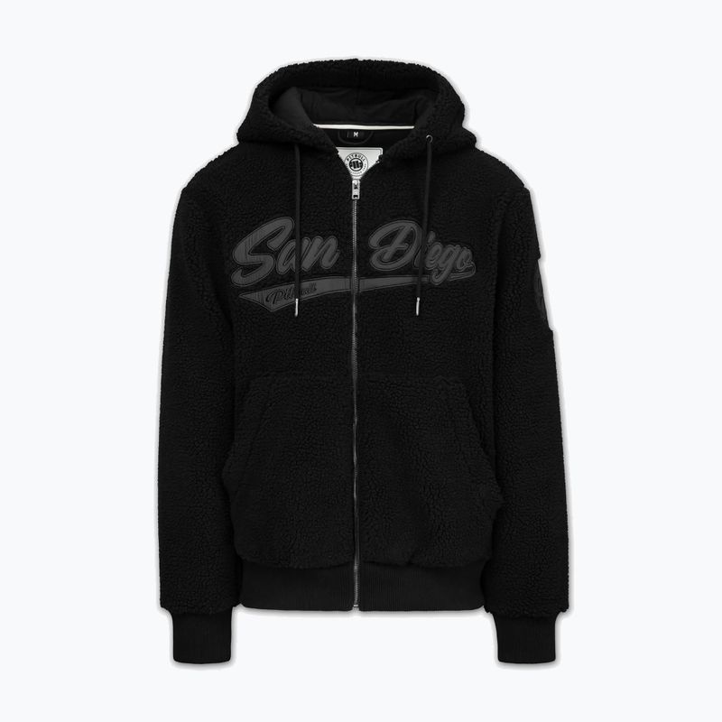 Bluza męska Pitbull Galaxy Hooded Zip black 5