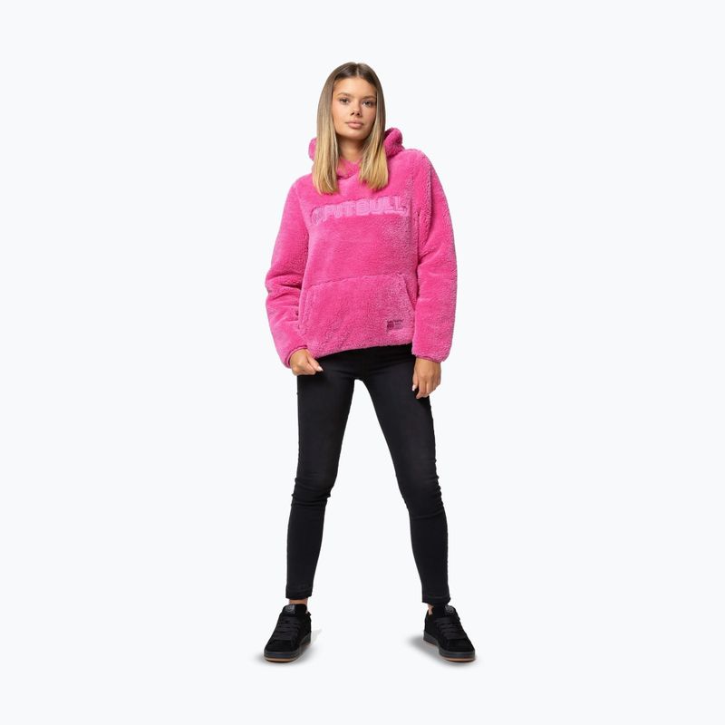 Bluza damska Pitbull Aragona Hooded candy pink 2