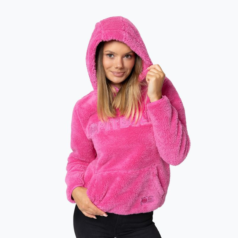 Bluza damska Pitbull Aragona Hooded candy pink 5