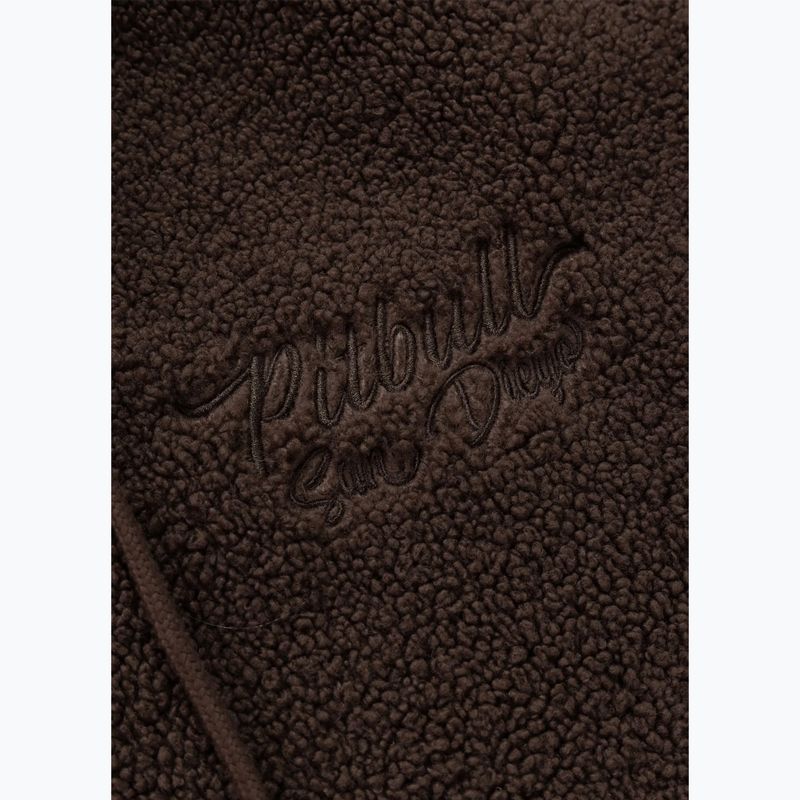 Bluza damska Pitbull Daisy Hooded Zip dark chocolate 9