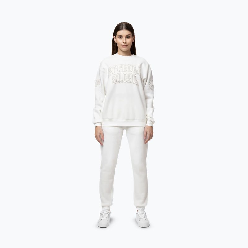 Bluza damska Pitbull Crewneck Fiora off white 2