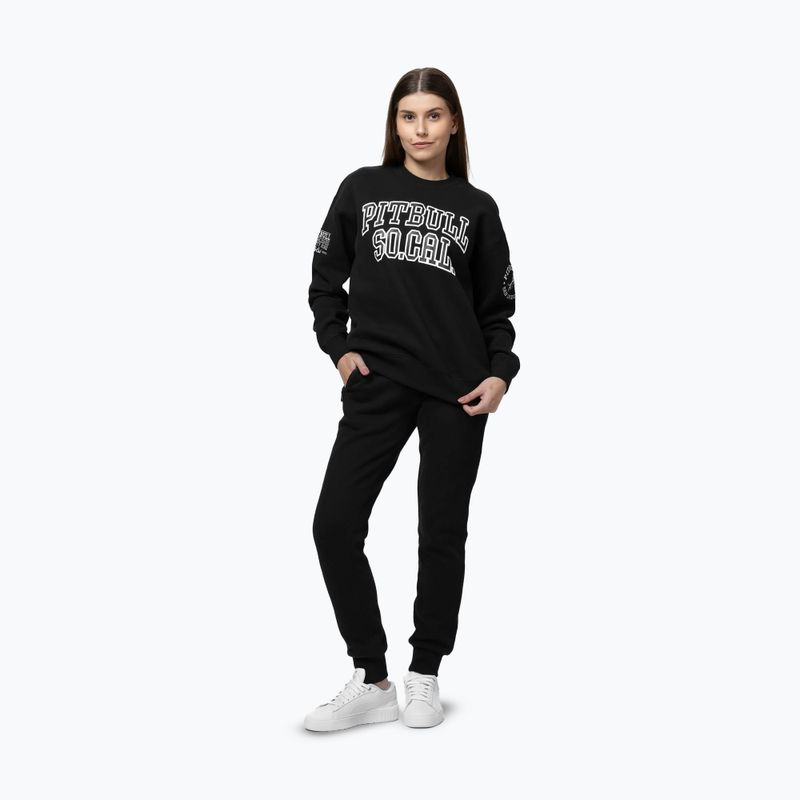 Bluza damska Pitbull Crewneck Fiora black/black 2
