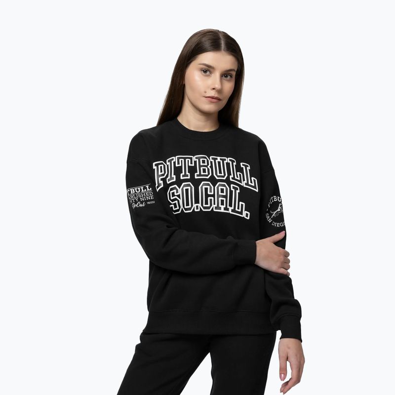 Bluza damska Pitbull Crewneck Fiora black/black 4