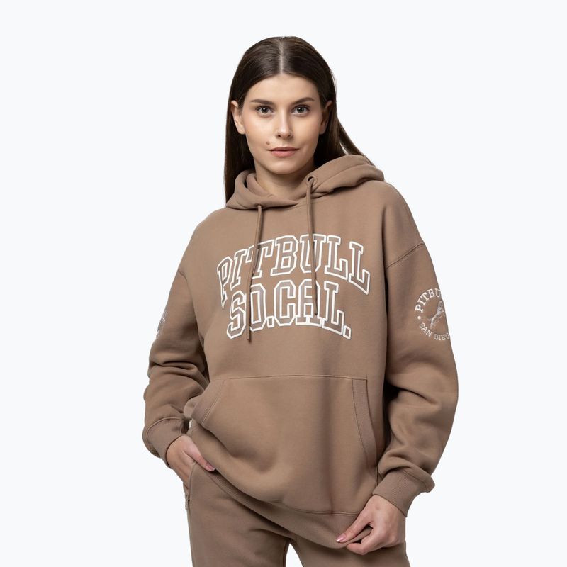 Bluza damska Pitbull Fiora Hooded chocolate mousse 2