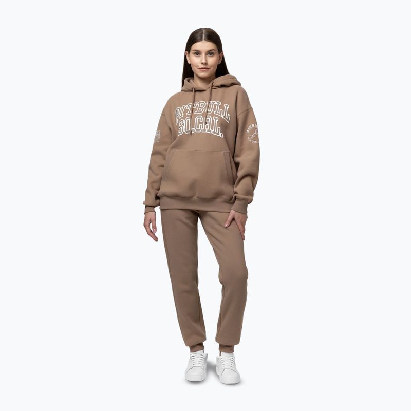 Bluza damska Pitbull Fiora Hooded chocolate mousse 3