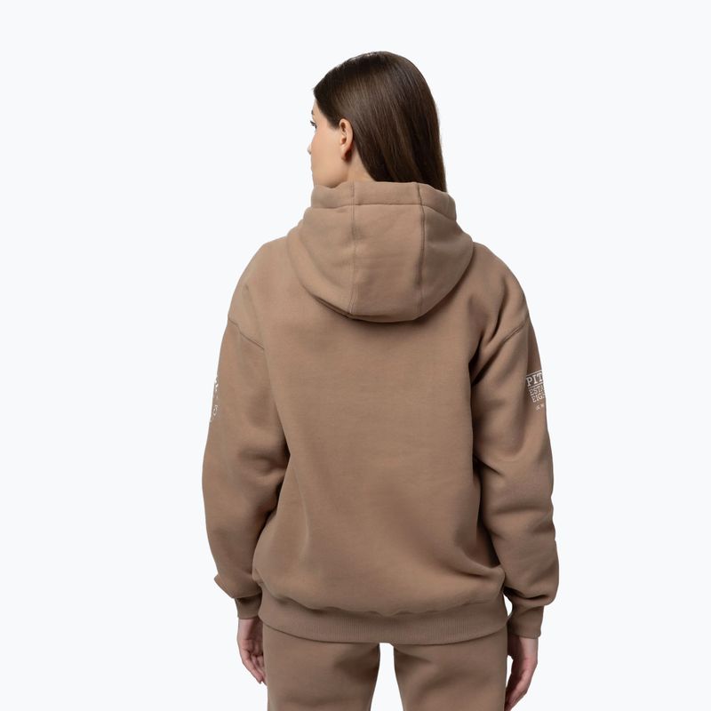 Bluza damska Pitbull Fiora Hooded chocolate mousse 4