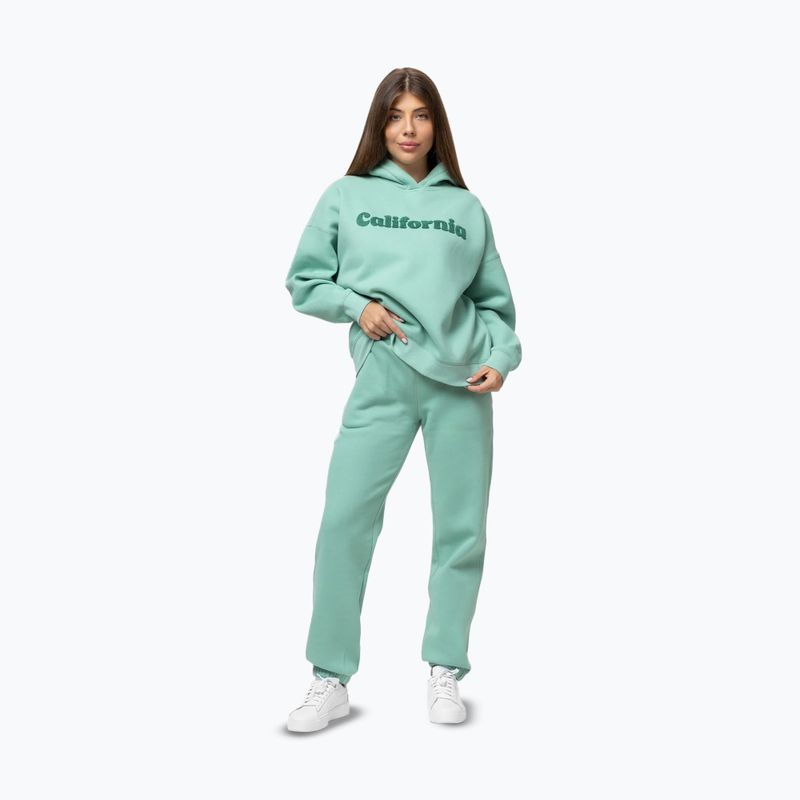 Bluza damska Pitbull California Hooded light mint 2