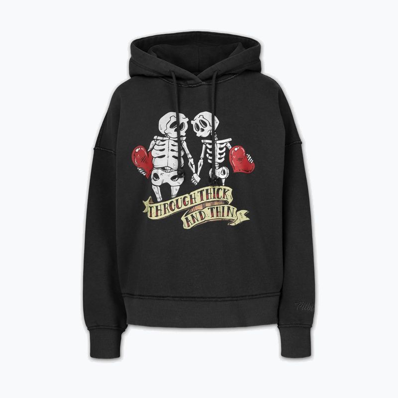 Bluza damska Pitbull Thick & Thin Hooded dark graphite 4