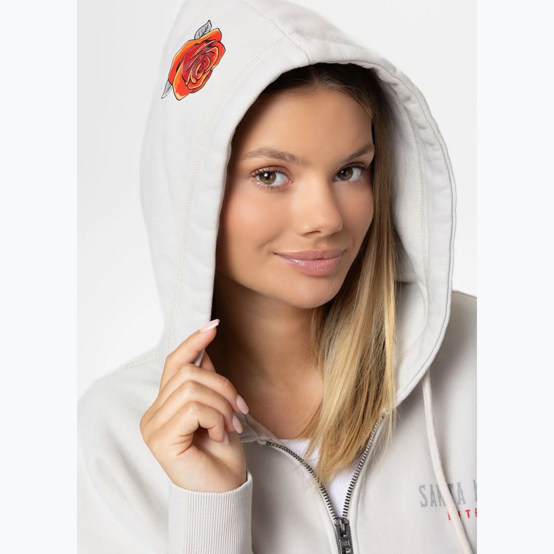 Bluza damska Pitbull Santa Muerte Hooded Zip white stone 6