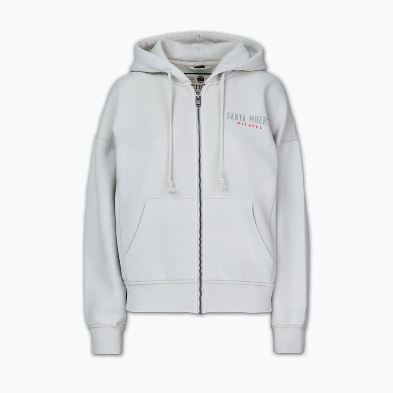 Bluza damska Pitbull Santa Muerte Hooded Zip white stone 8