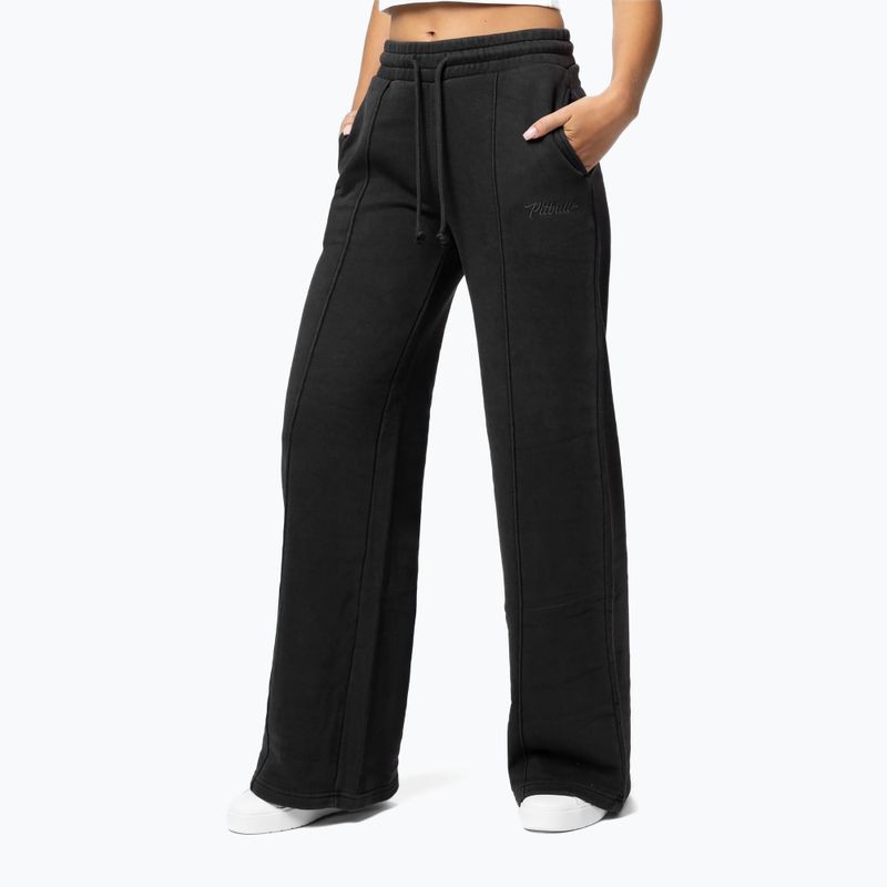 Spodnie damskie Pitbull Lovia Wide washed dark graphite 3