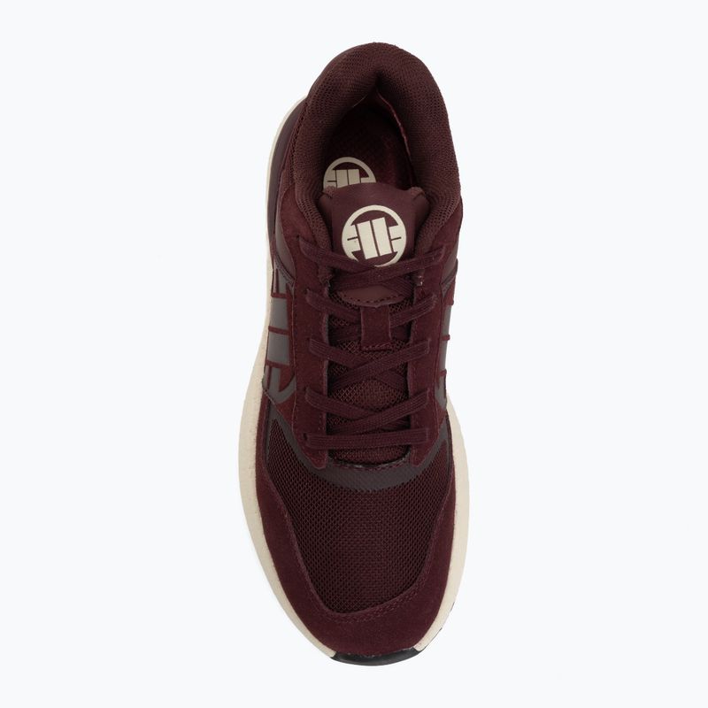 Buty męskie Pitbull Encino dark burgundy 5