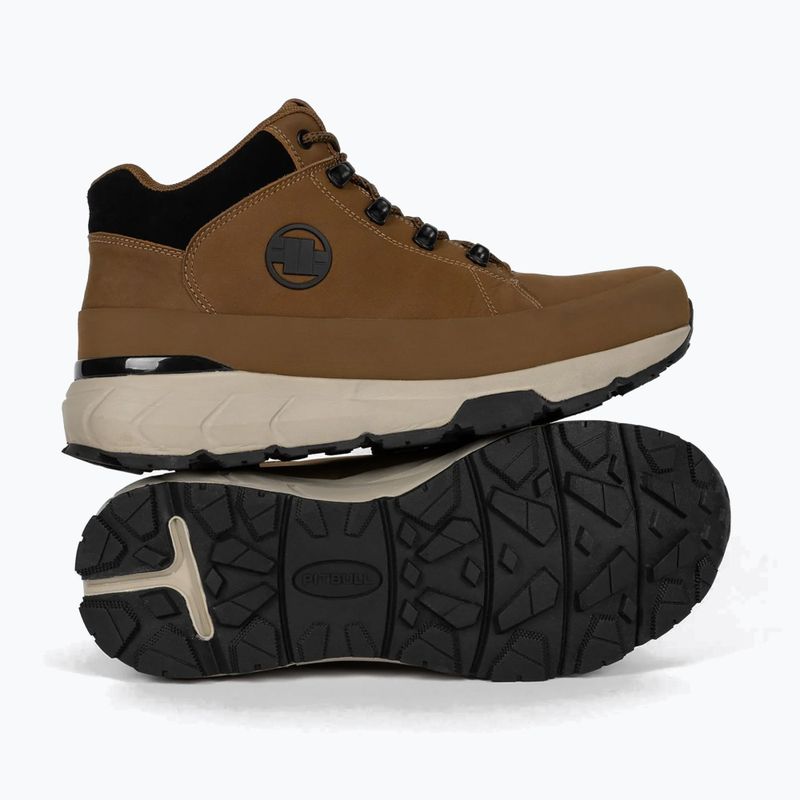 Buty zimowe męskie Pitbull Cabrillo leather brown 4