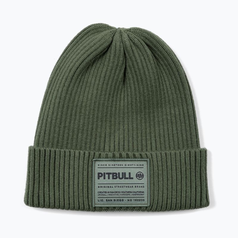 Czapka zimowa Pitbull Beanie Dock grassy green