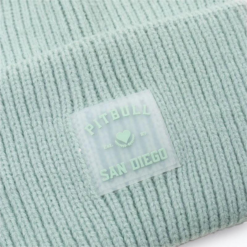 Czapka zimowa Pitbull Beanie Love PB light mint 2